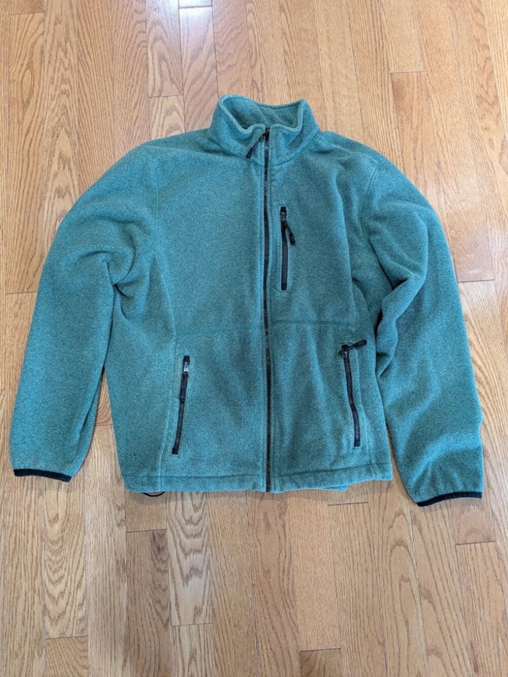 Lands End full-zip fleece jacket - women's L